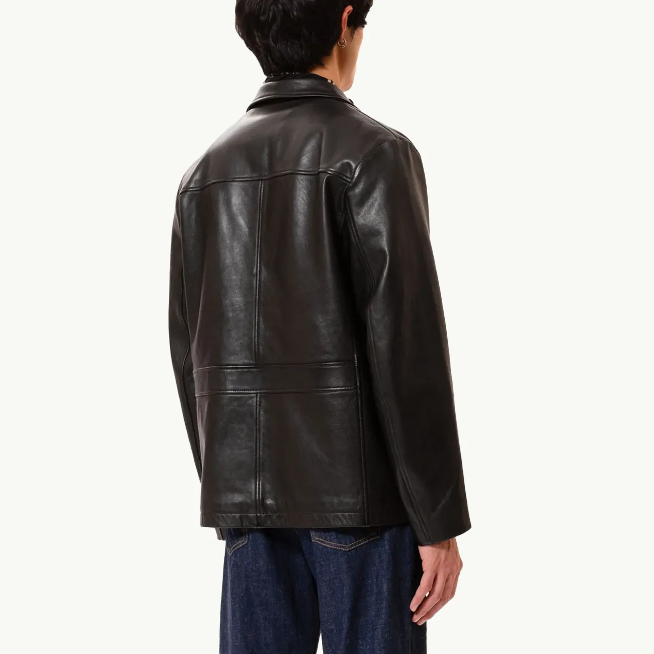 Ferry Leather Jacket - Black