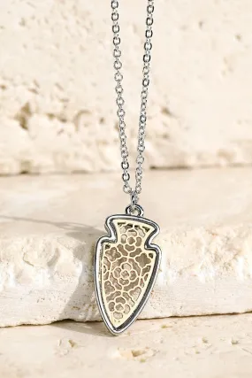 FMN085 Filigree Arrowhead Silver