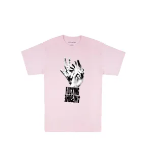 FUCKING AWESOME FINGERS TEE - PINK