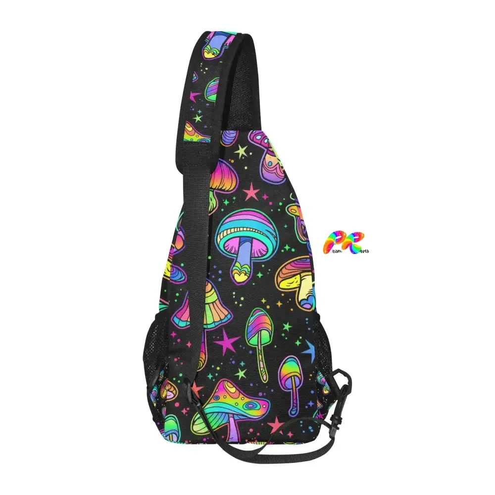 Fungi Dreamscape Rave Chest Bag