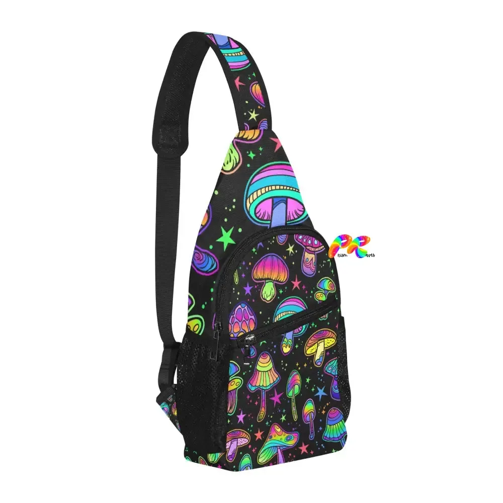 Fungi Dreamscape Rave Chest Bag