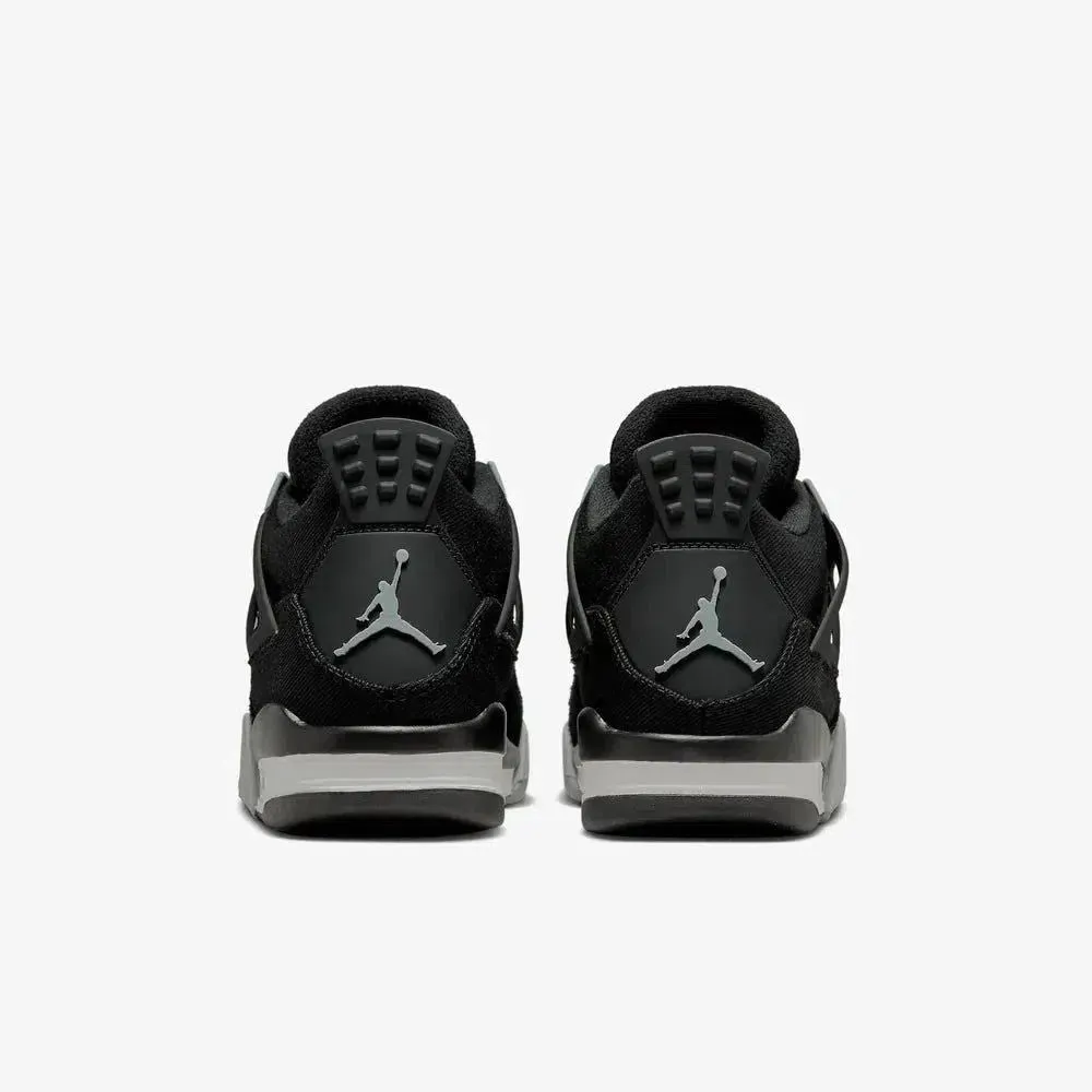 (GS) Air Jordan 4 Retro SE 'Black Canvas' (2022) DV0553-006