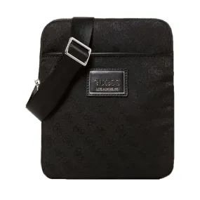 Guess Dan 4G Logo Print Mini Crossbody Bag - Black HMDNLJP0224