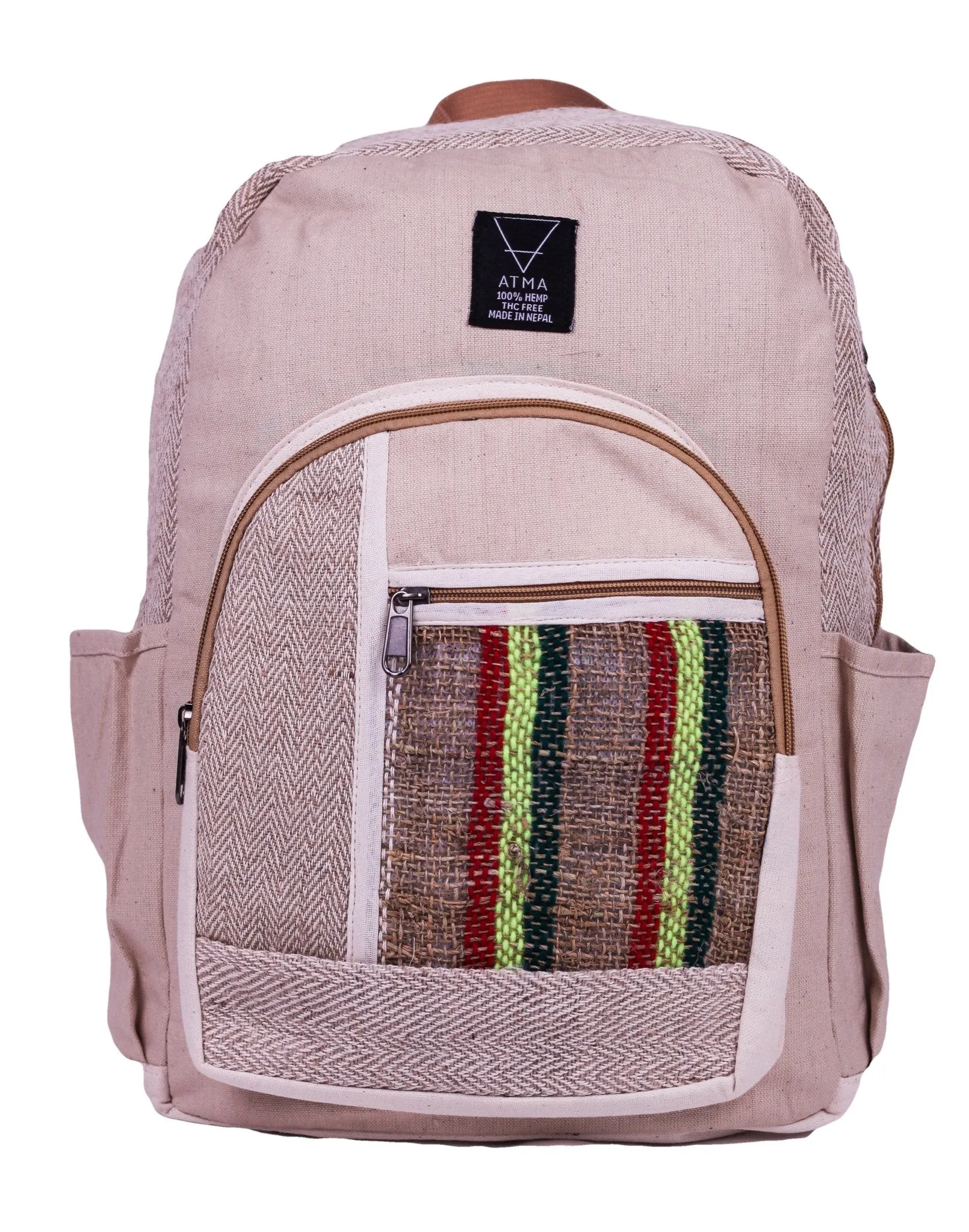 Handmade Organic Hemp Backpack BP1066