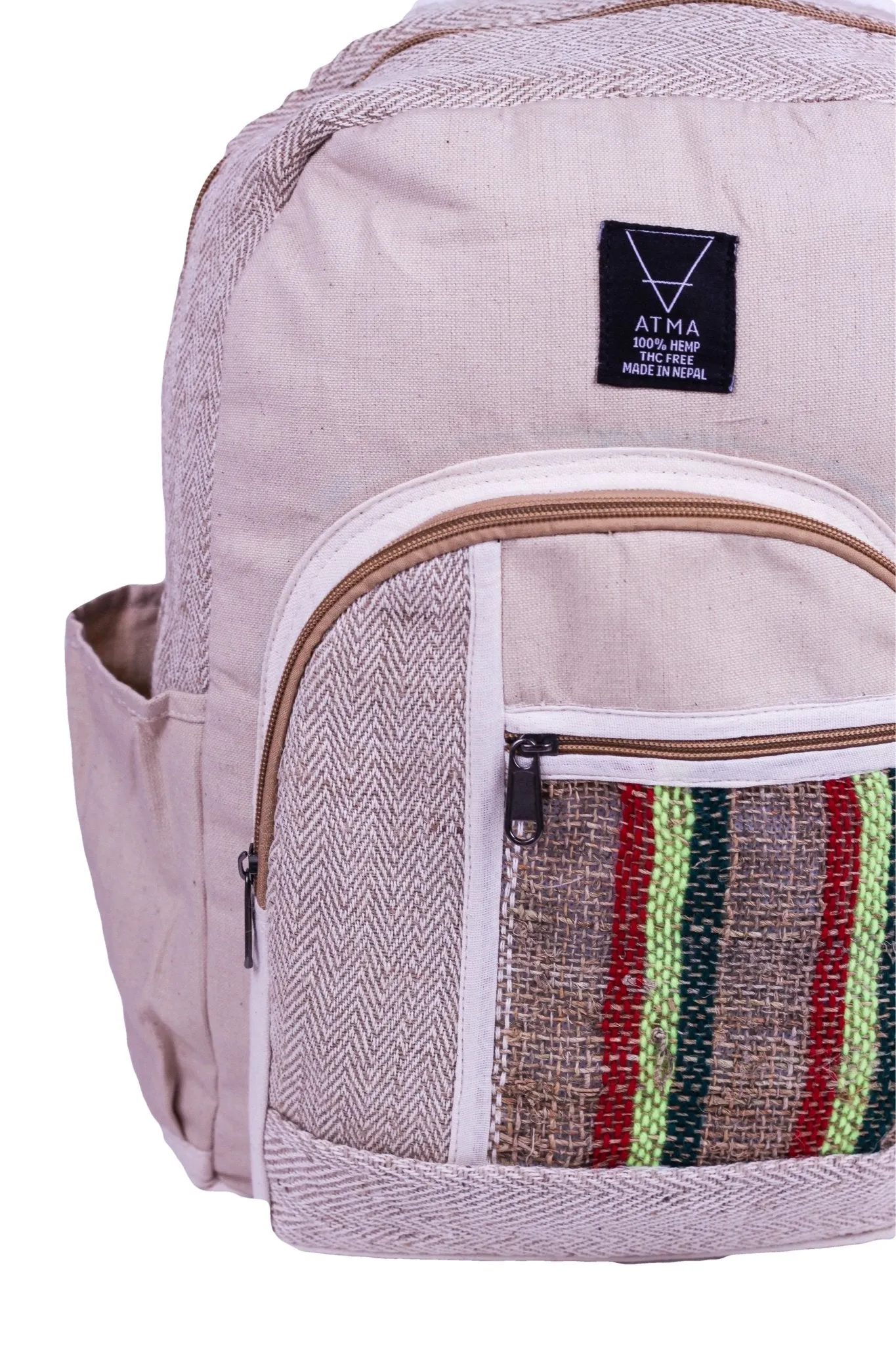 Handmade Organic Hemp Backpack BP1066