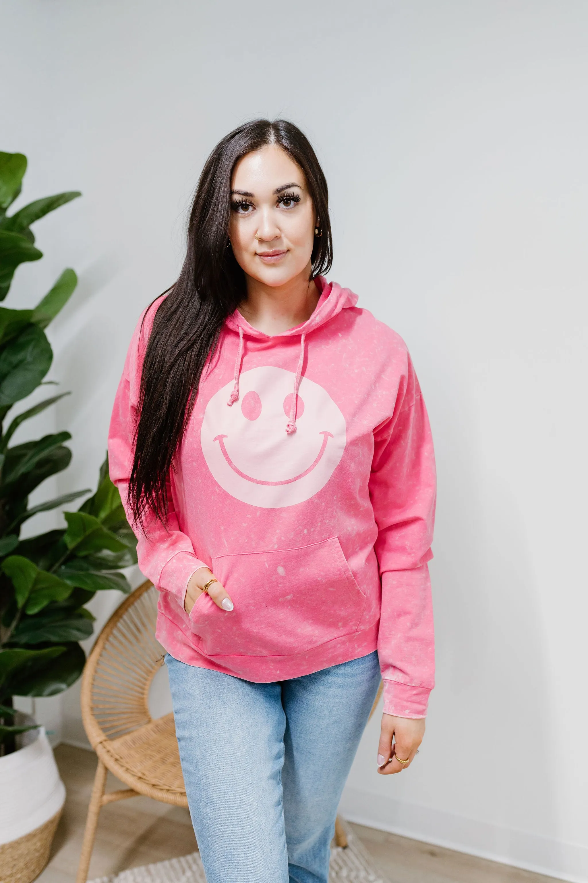 Happy Days Hoodie - Pink