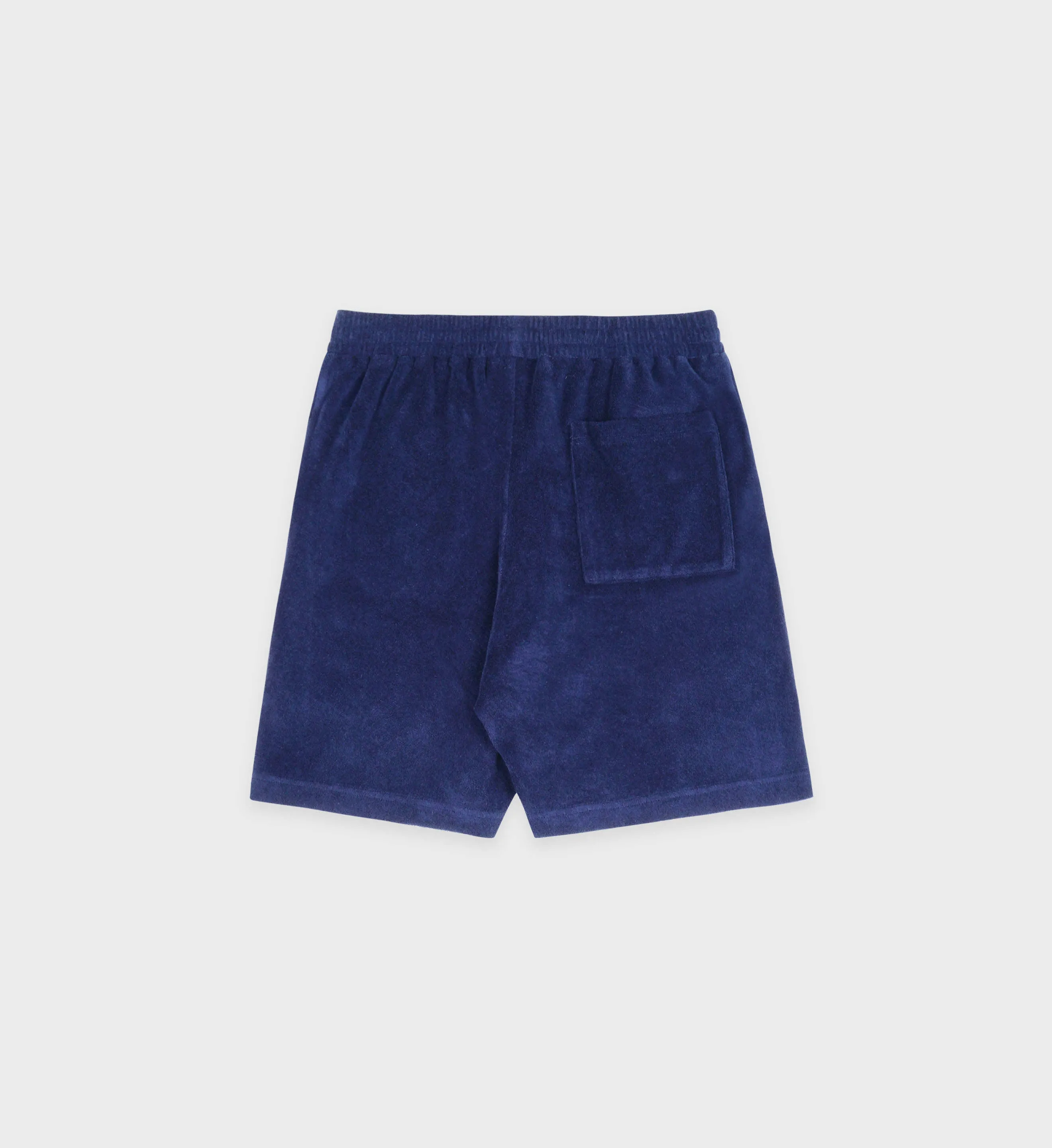 Hotel du Cap Cursive Terry Short - Indigo/White