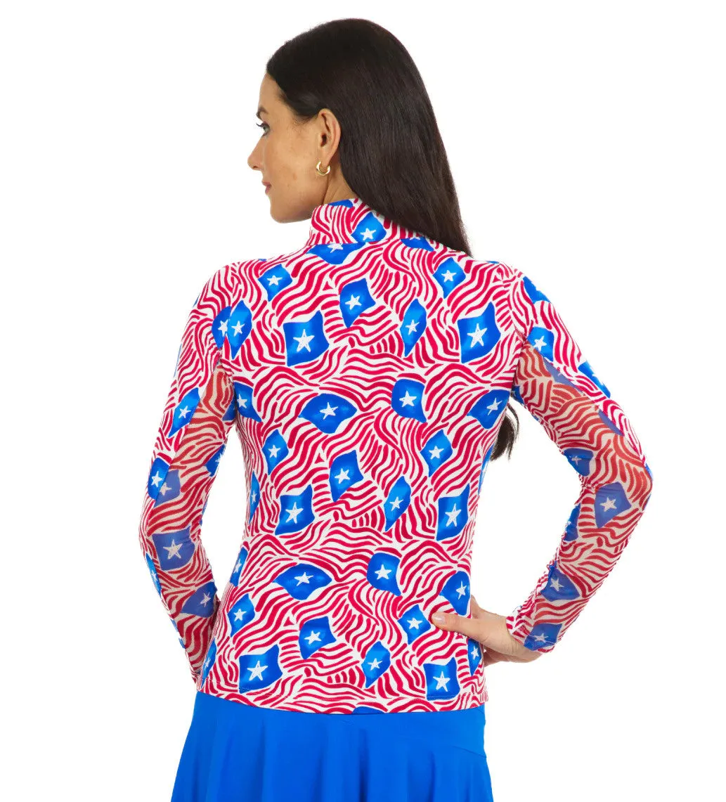 IBKUL Mock Long Sleeve Rylee (Only SMALL Left)