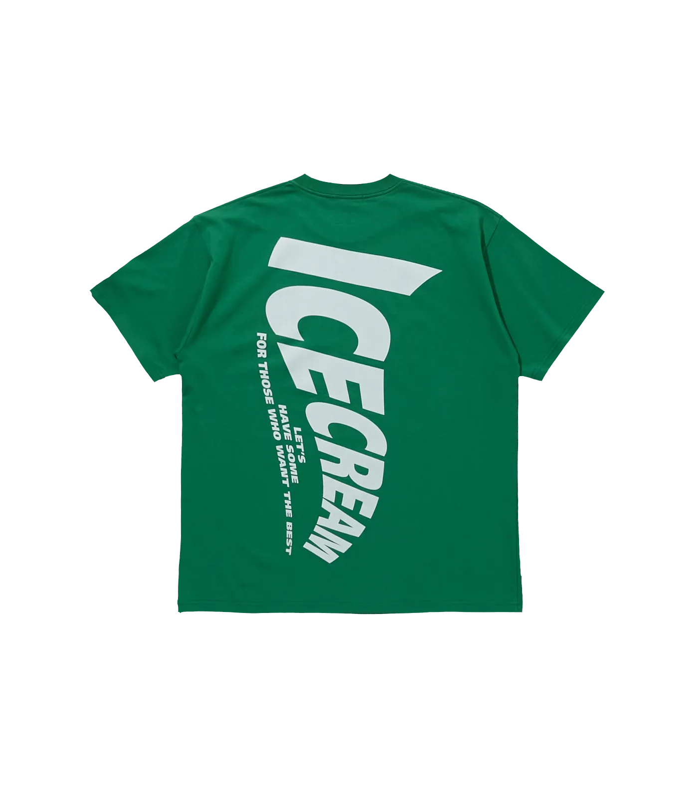 ICECREAM LOGO T-SHIRT - DEEP GREEN