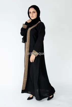 Jawahir Black Abaya