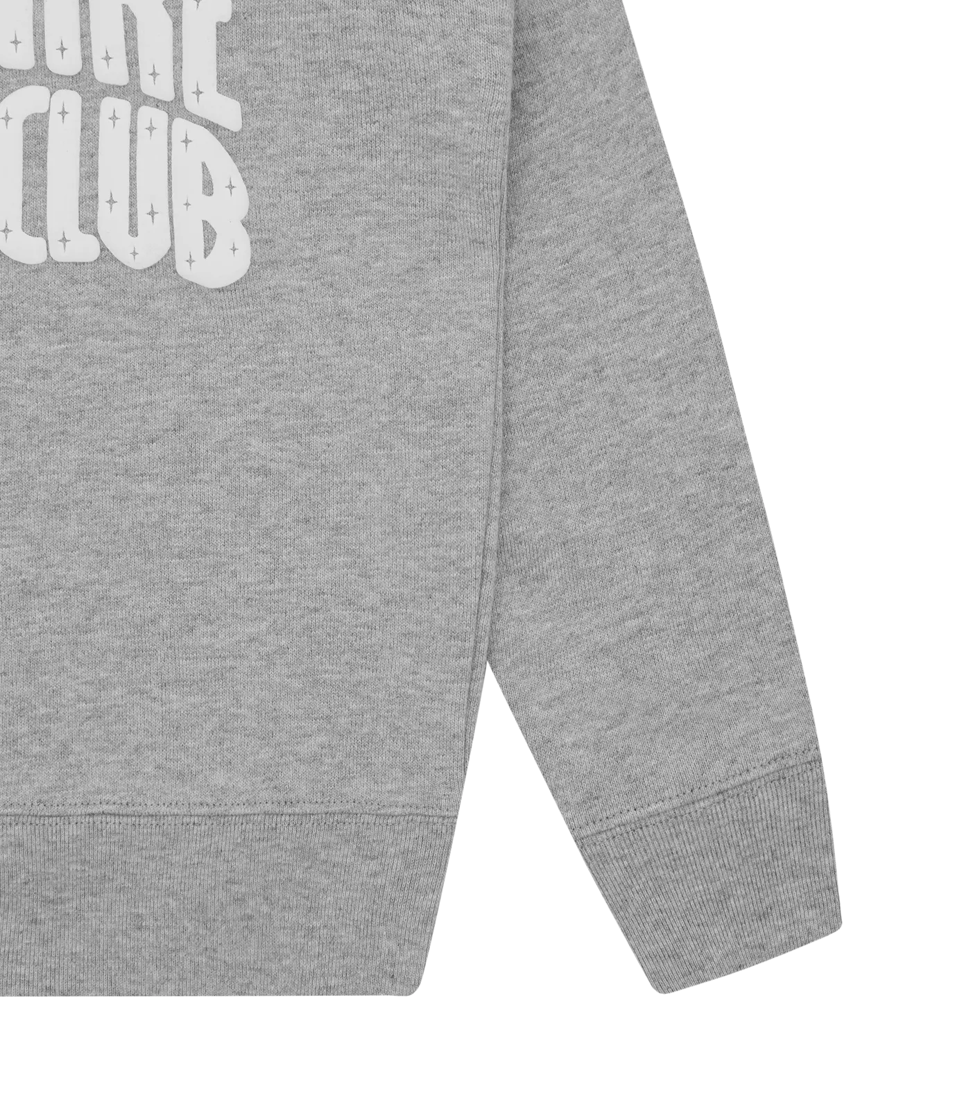 KIDS ARCH LOGO CREWNECK - HEATHER GREY