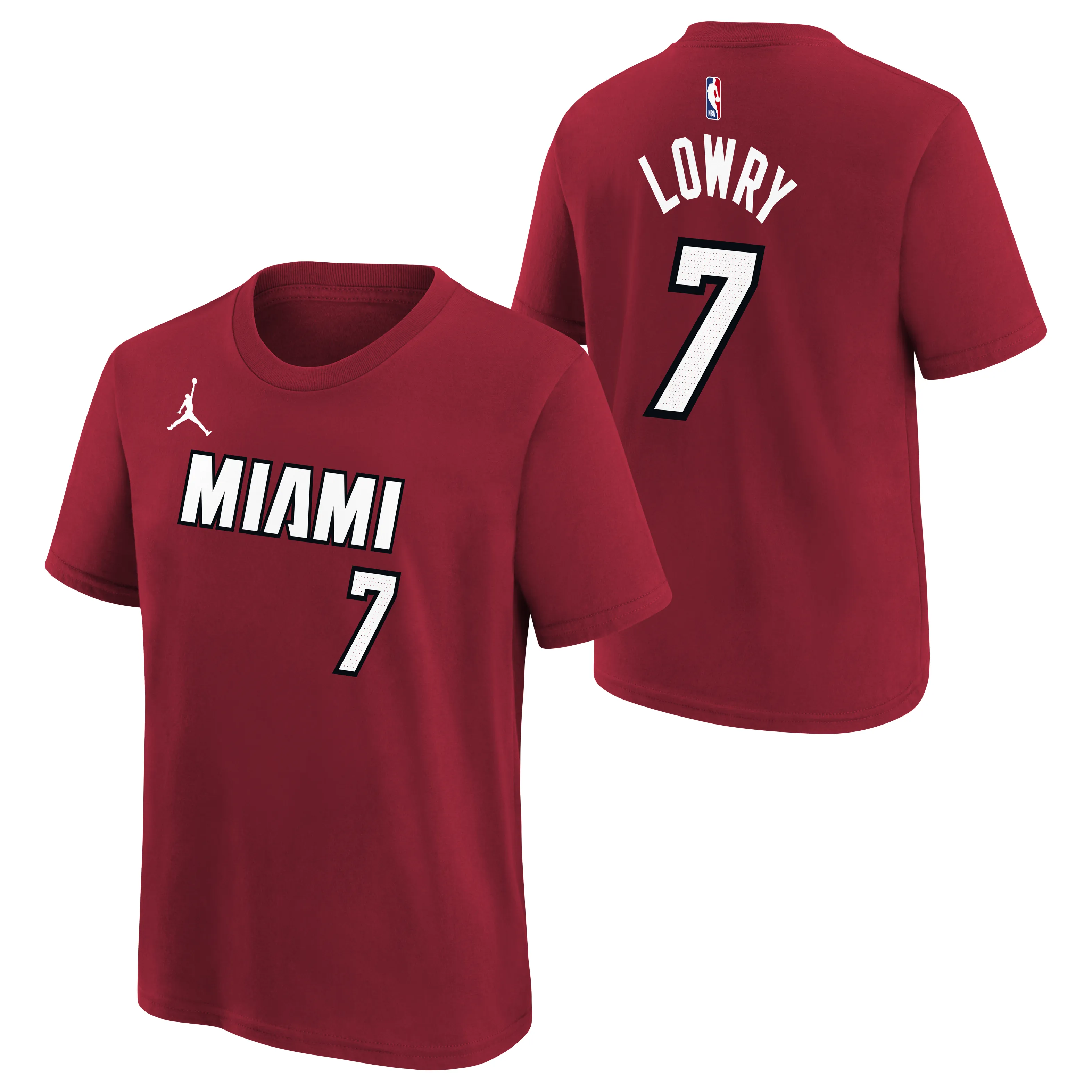 Kyle Lowry Nike Statement Red Name & Number Youth Tee