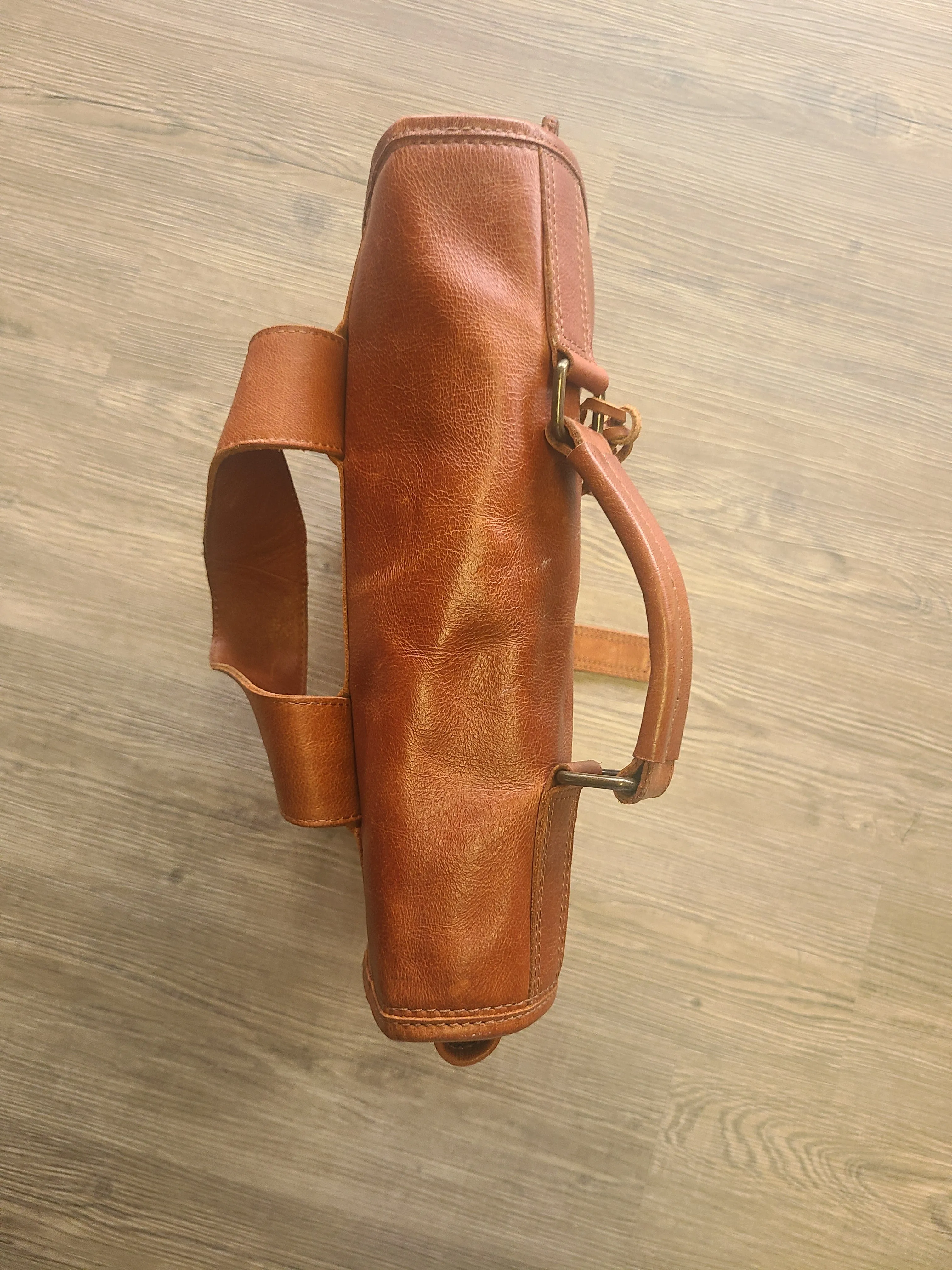 Leather Cowhide Travel Rucksack