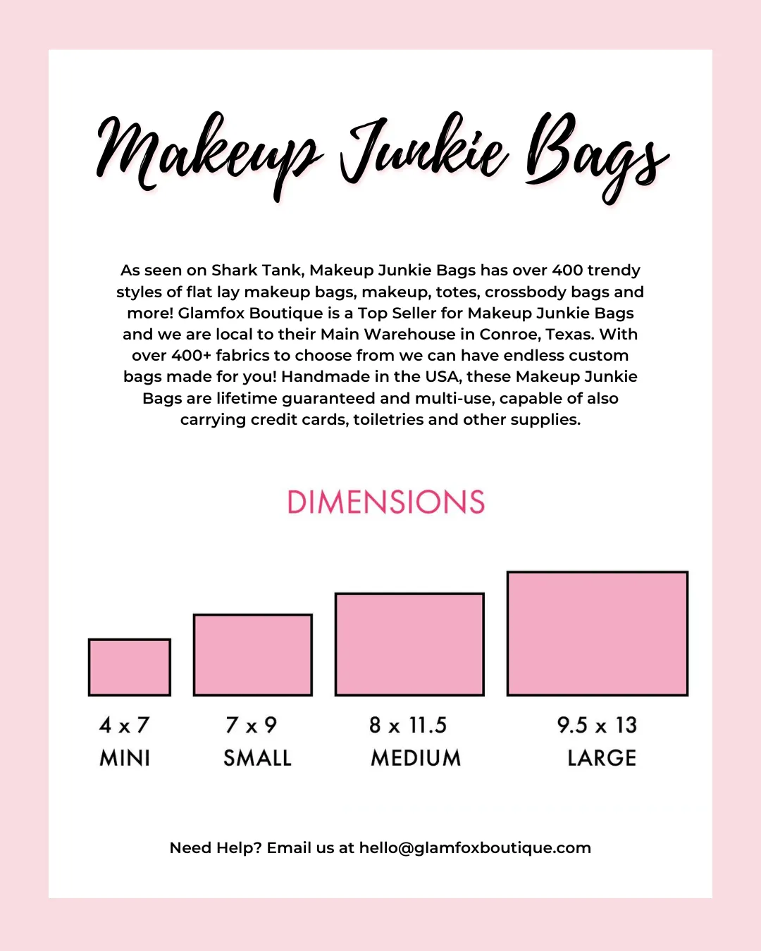 Makeup Junkie Bags - Bonnie and Hide - [Pre-Order]