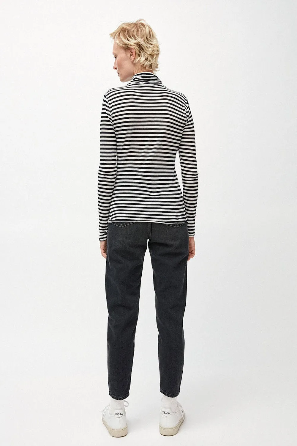 malenaa secondskin turtleneck stripes