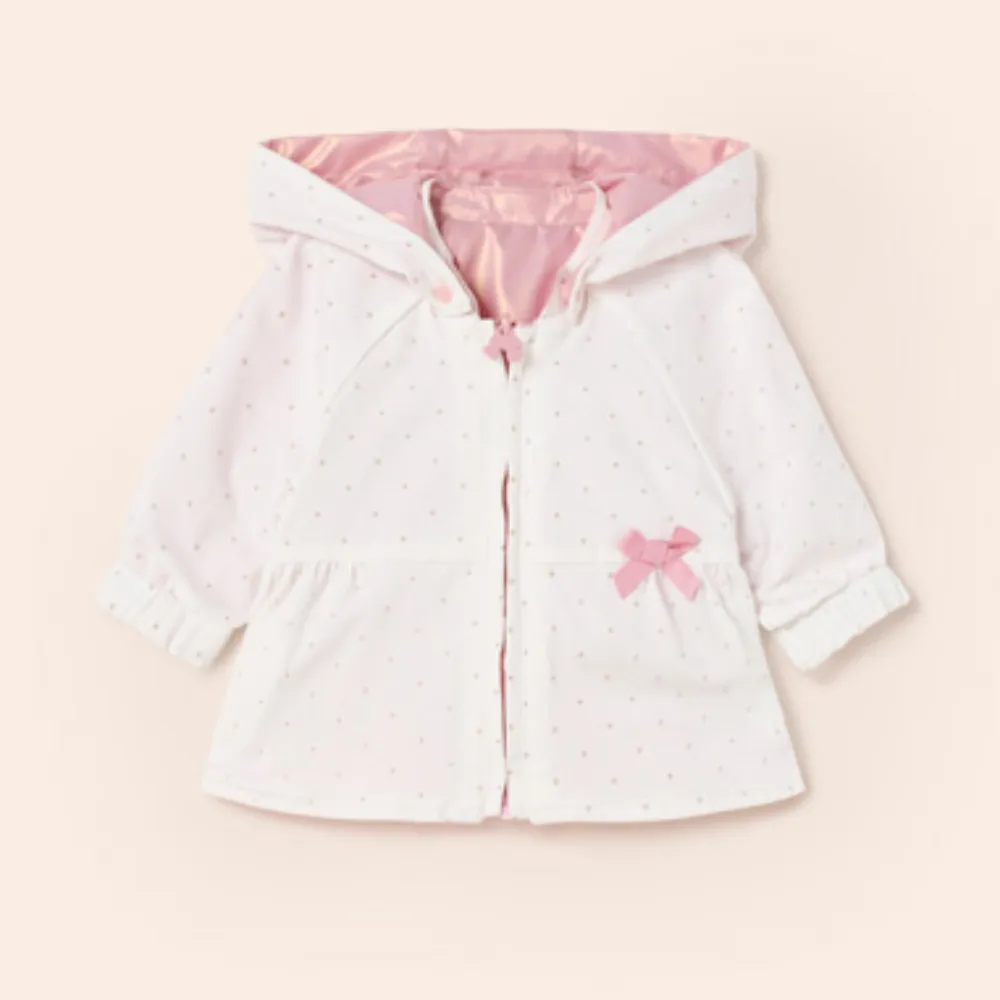 Mayoral Girls Pink Spring Reversible Jacket