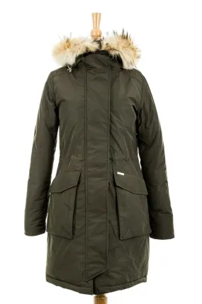 Military Eskimo Parka with Fur Trim