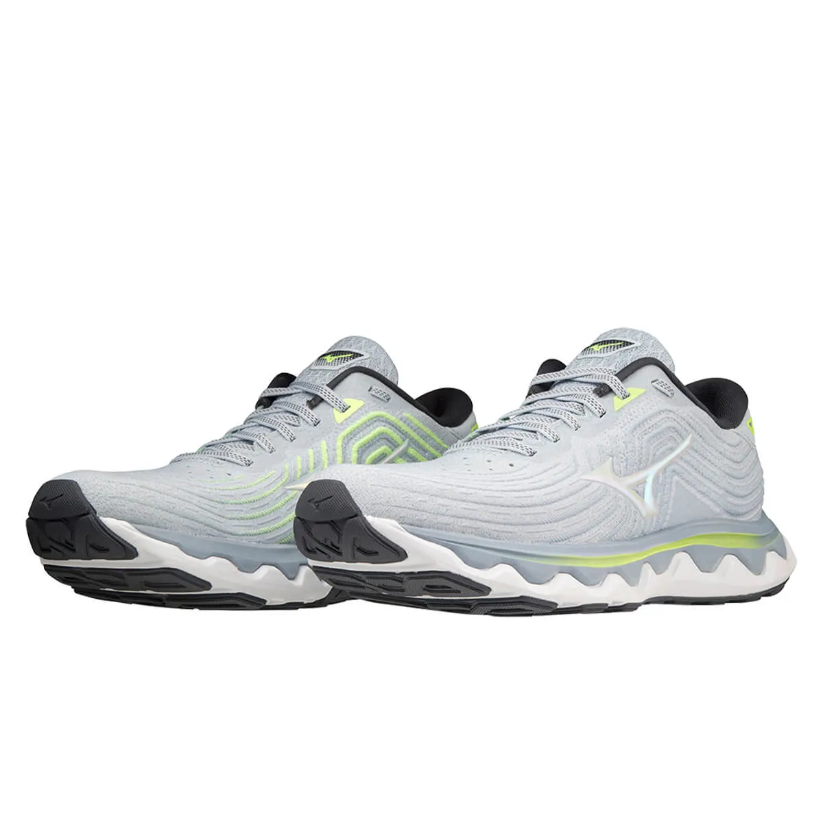 Mizuno Wave Horizon 6 Womens | Heather/wht/neolime