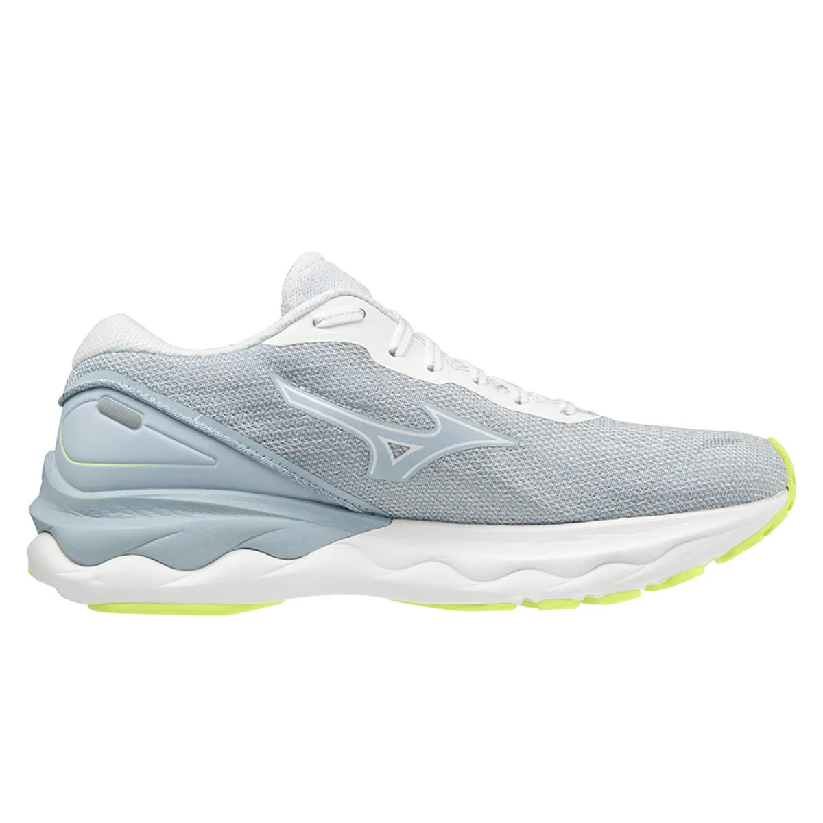 Mizuno Wave Skyrise 3 Womens | White/white/neolime