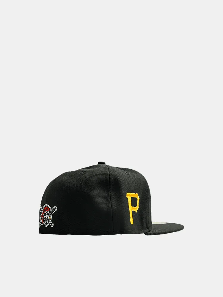 New Era 59FIFTY Pittsburgh Pirates Logo Stack - Black / Yellow