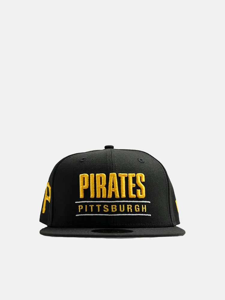 New Era 59FIFTY Pittsburgh Pirates Logo Stack - Black / Yellow