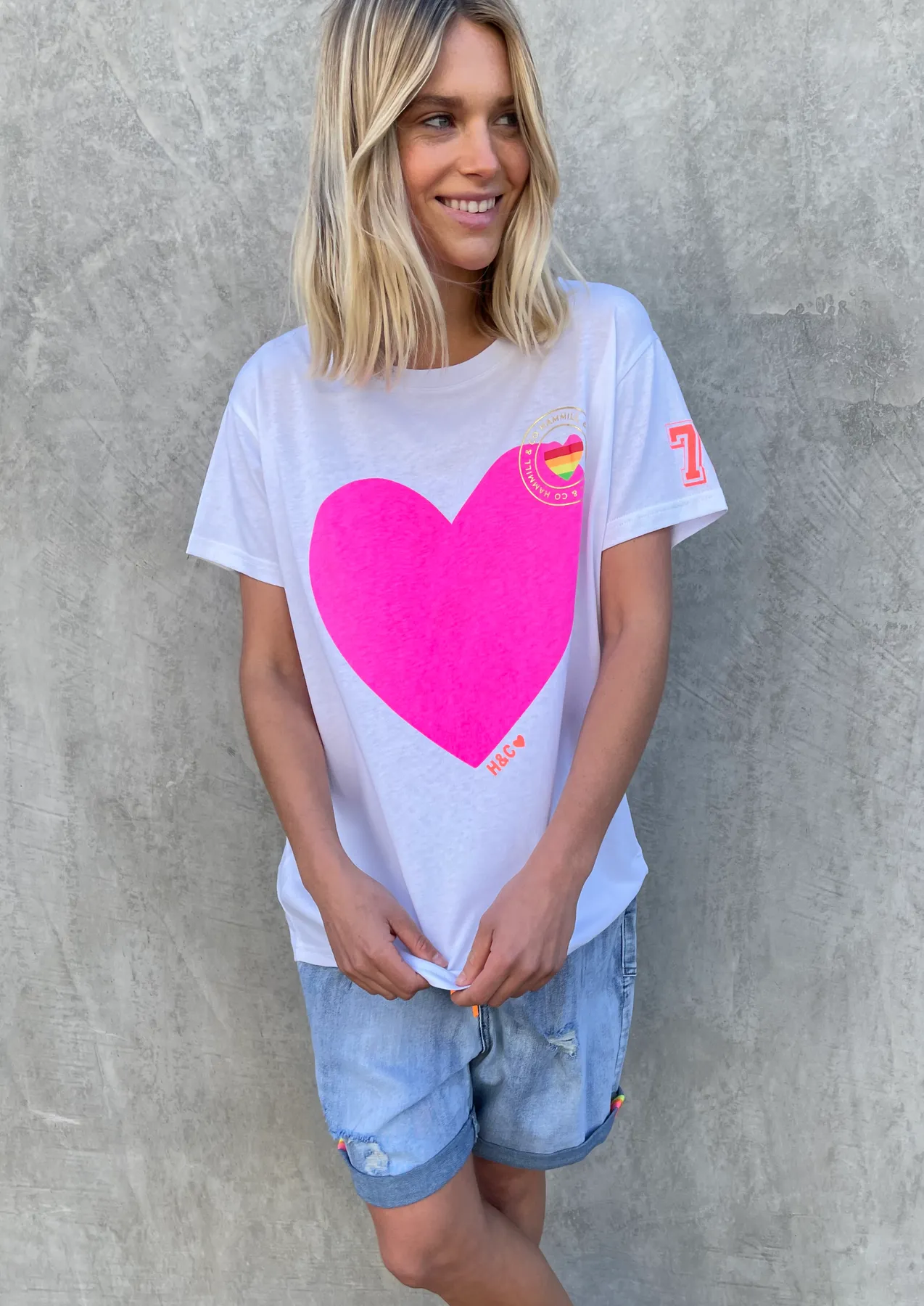 NEW SUMMER HEART TEE