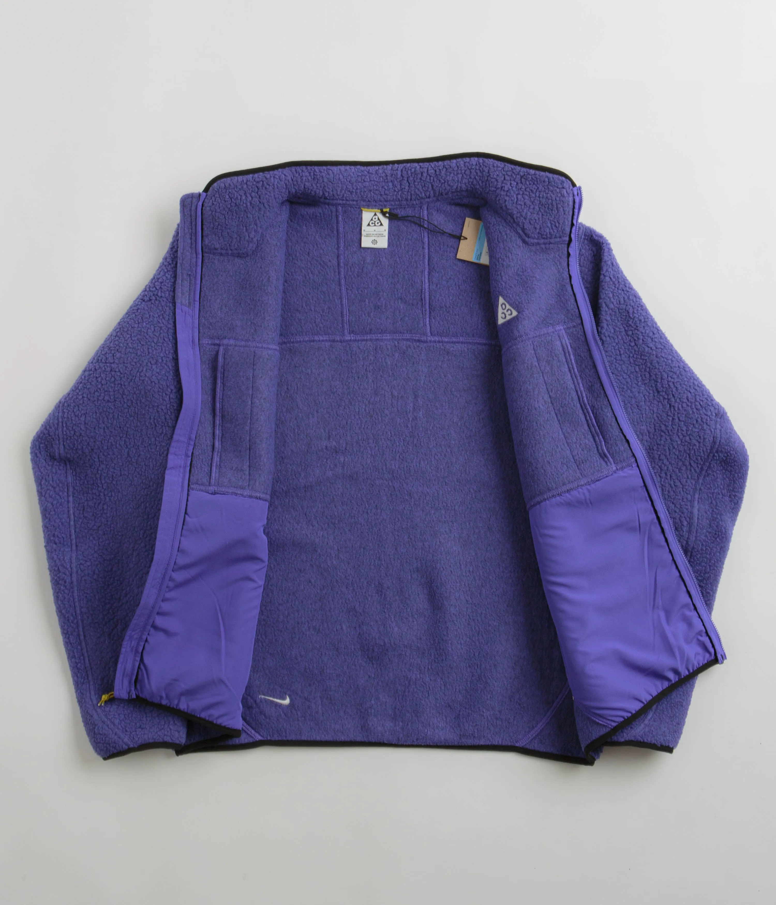 Nike ACG Arctic Wolf Full Zip Fleece - Persian Violet / Black / Summit White