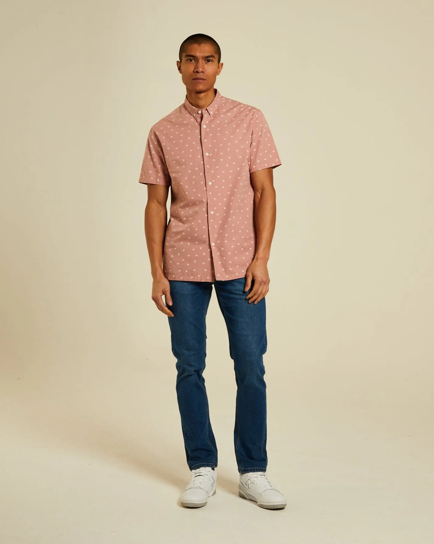 Niro Ss Shirt Plaster Pink