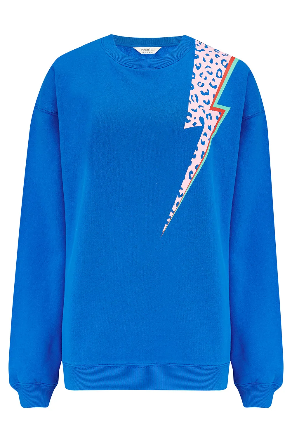 Noah Sweatshirt - Blue, Wild Lightning Flash