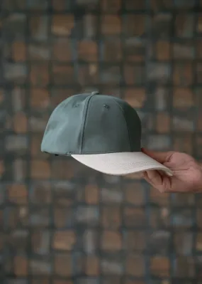 Off-White & Green — Dual Tone Twill Cap