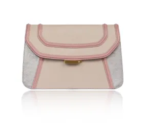 Pale Pink Jeeda Clutch