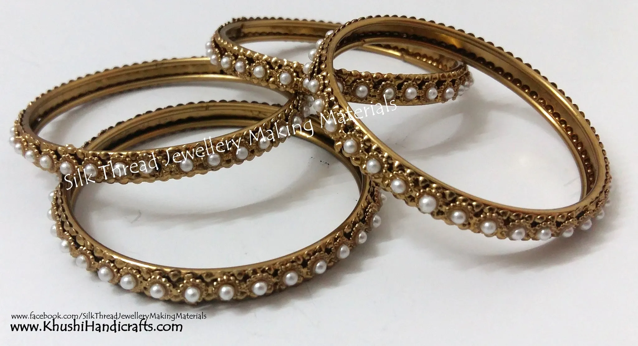 Pearl Metal Bangles