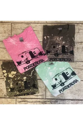 Ponderosa bleached tee