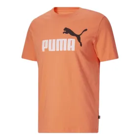 Puma Men's Essentials 2 Color Logo Tee