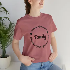 "Family" Bella Canvas Unisex Jersey Short Sleeve Tee