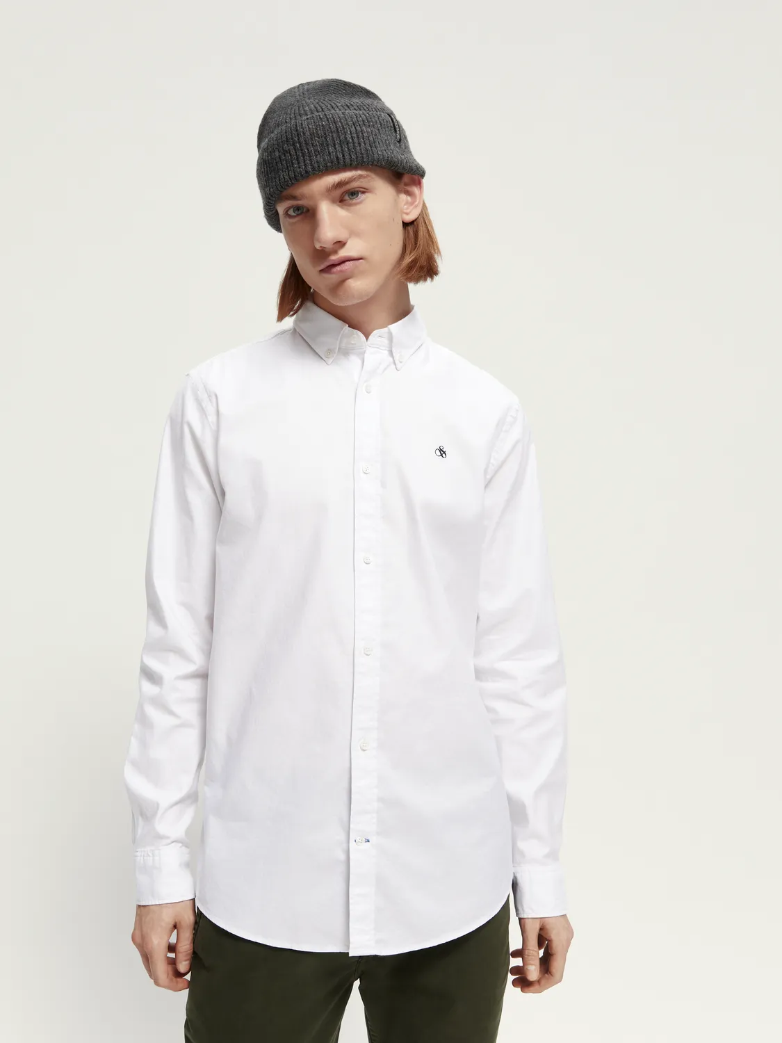 Scotch & Soda - Organic Oxford Shirt - White