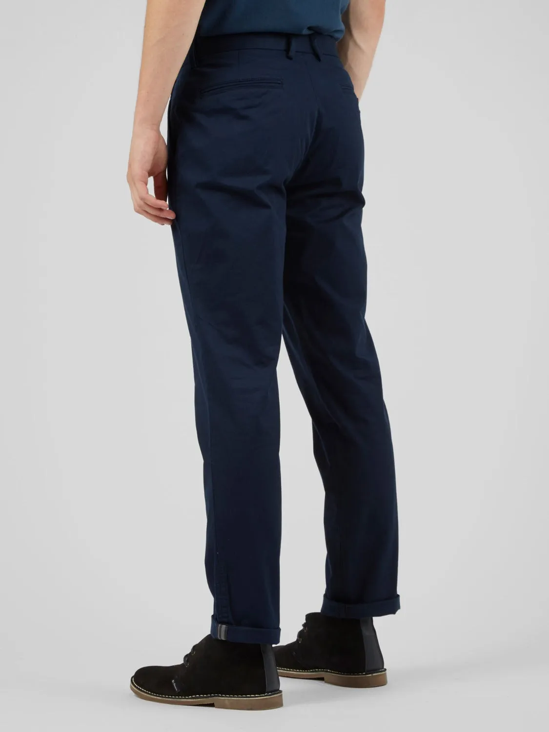 Signature Slim Stretch Chino Pant - Dark Navy