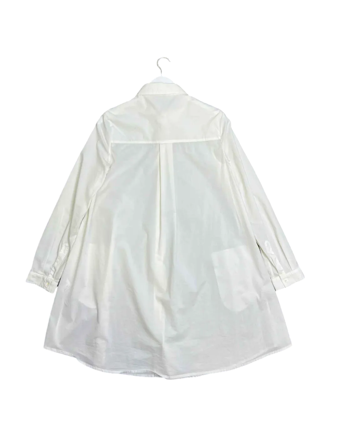 Size XS/S - Liviana Conti White Midi Shirt Dress