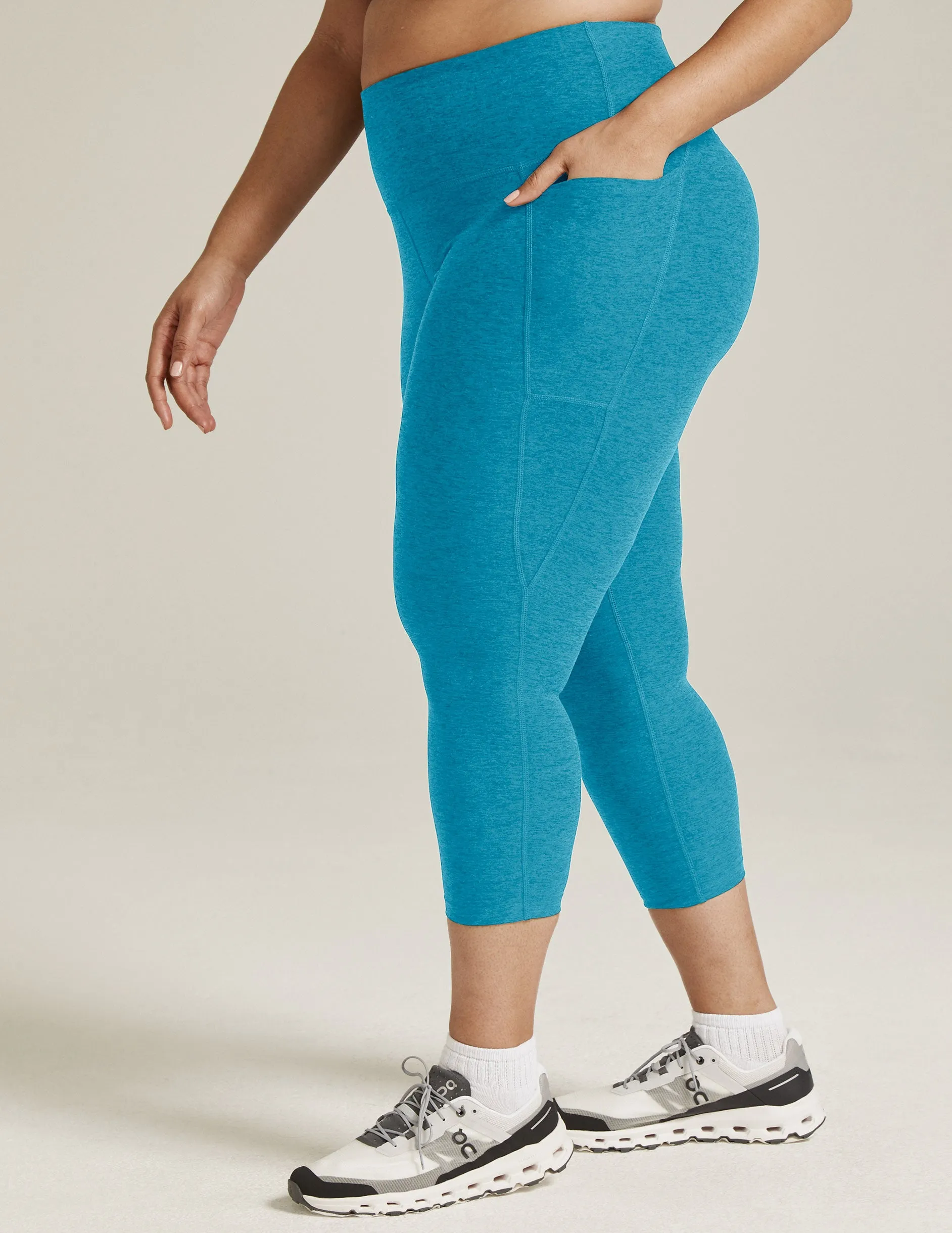 Spacedye Out Of Pocket High Waisted Capri Legging