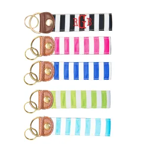 Stripe Snap Key Fob