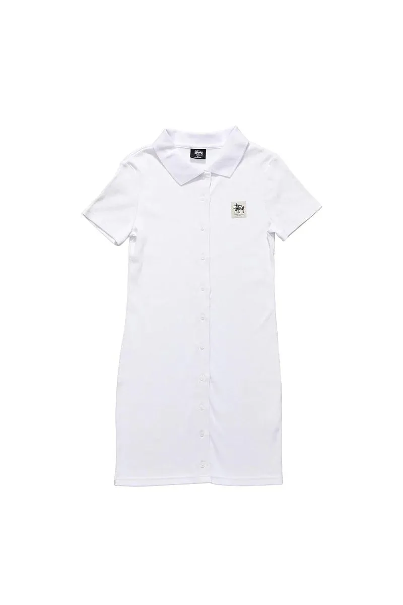 Stussy | Womens Markham Rib Dress (White)