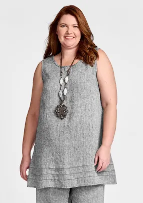 Tuck Tunic - Linen Tank Top