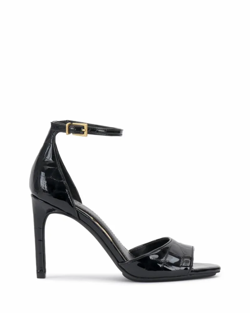 Vince Camuto ALIZA BLACK/GLOSSY CROCO PATENT LE