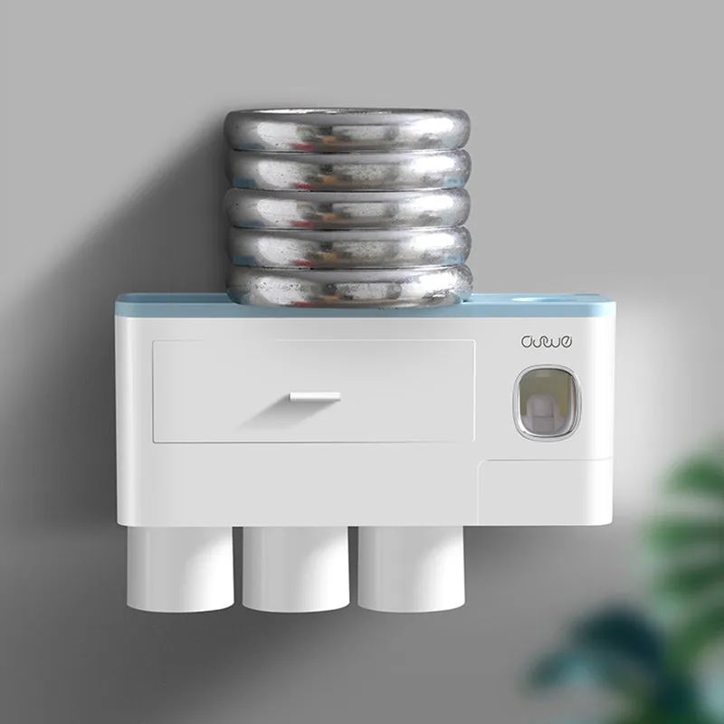 Wall-mounted Toothbrush Holder Storage Rack