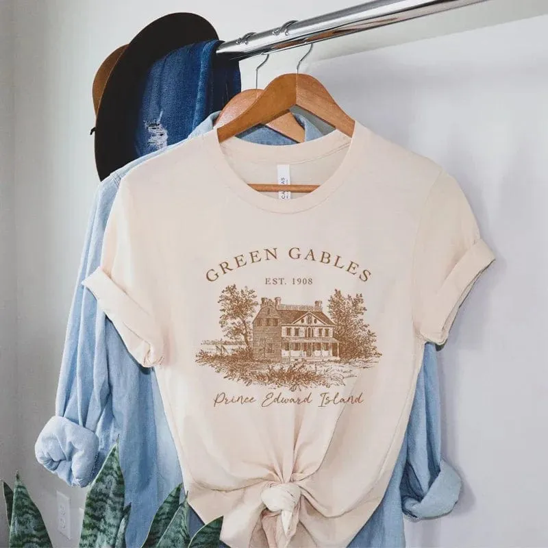 Women's Cotton T-Shirt, Anne of Green Gables Short Sleeve