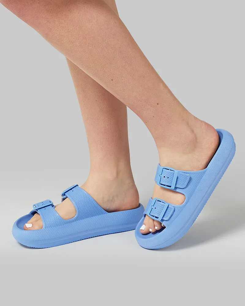 WOMEN'S CUSHION BUCKLE SLIDES