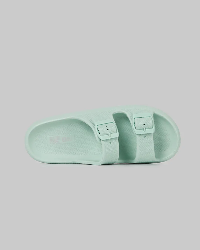 WOMEN'S CUSHION BUCKLE SLIDES