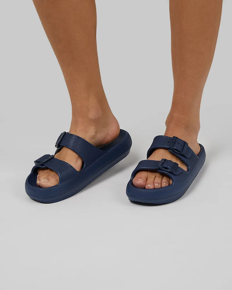 WOMEN'S CUSHION BUCKLE SLIDES