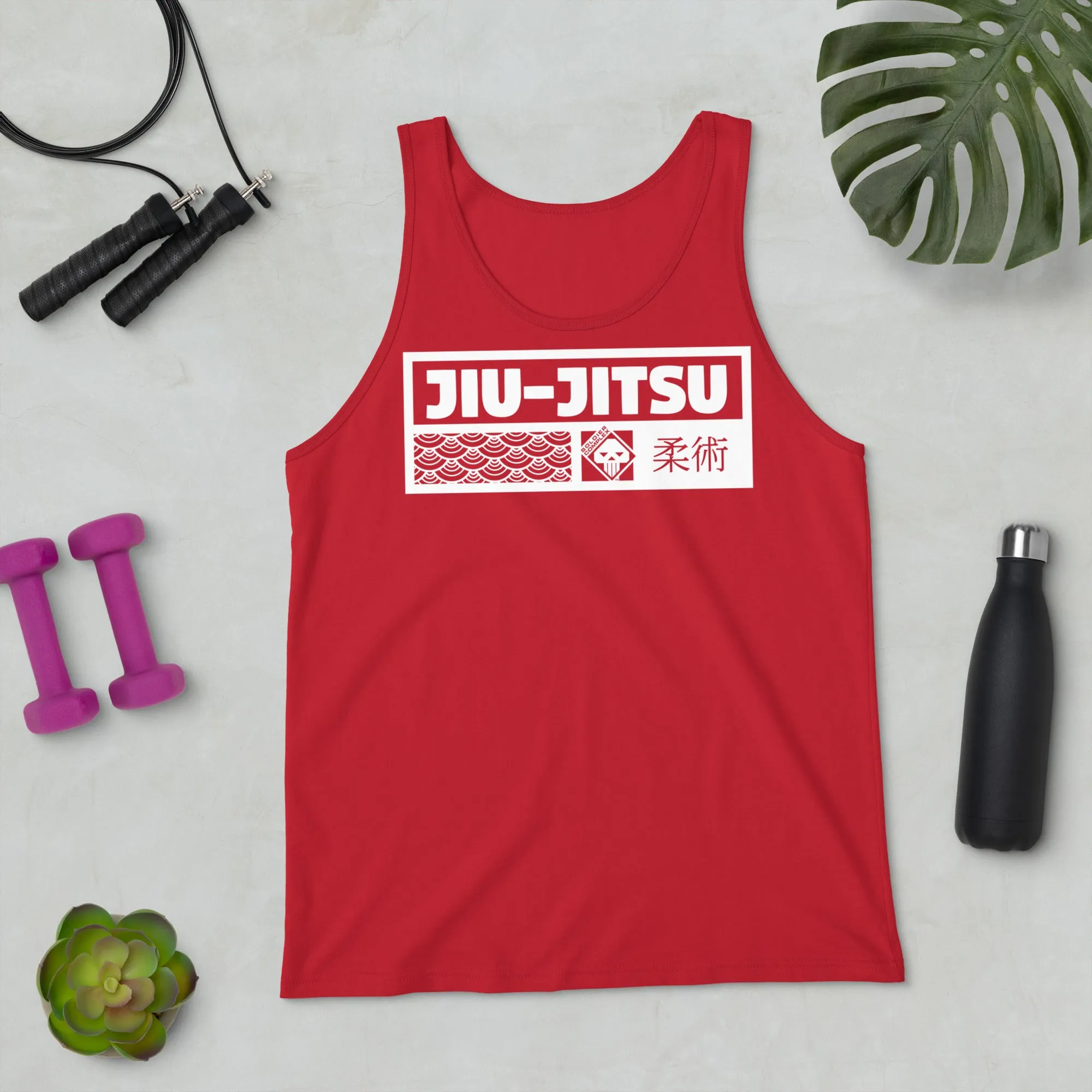 Women's Jiu-Jitsu Cotton Tank Tops - Comfortable and Breathable for High-Intensity Training - Dark 001