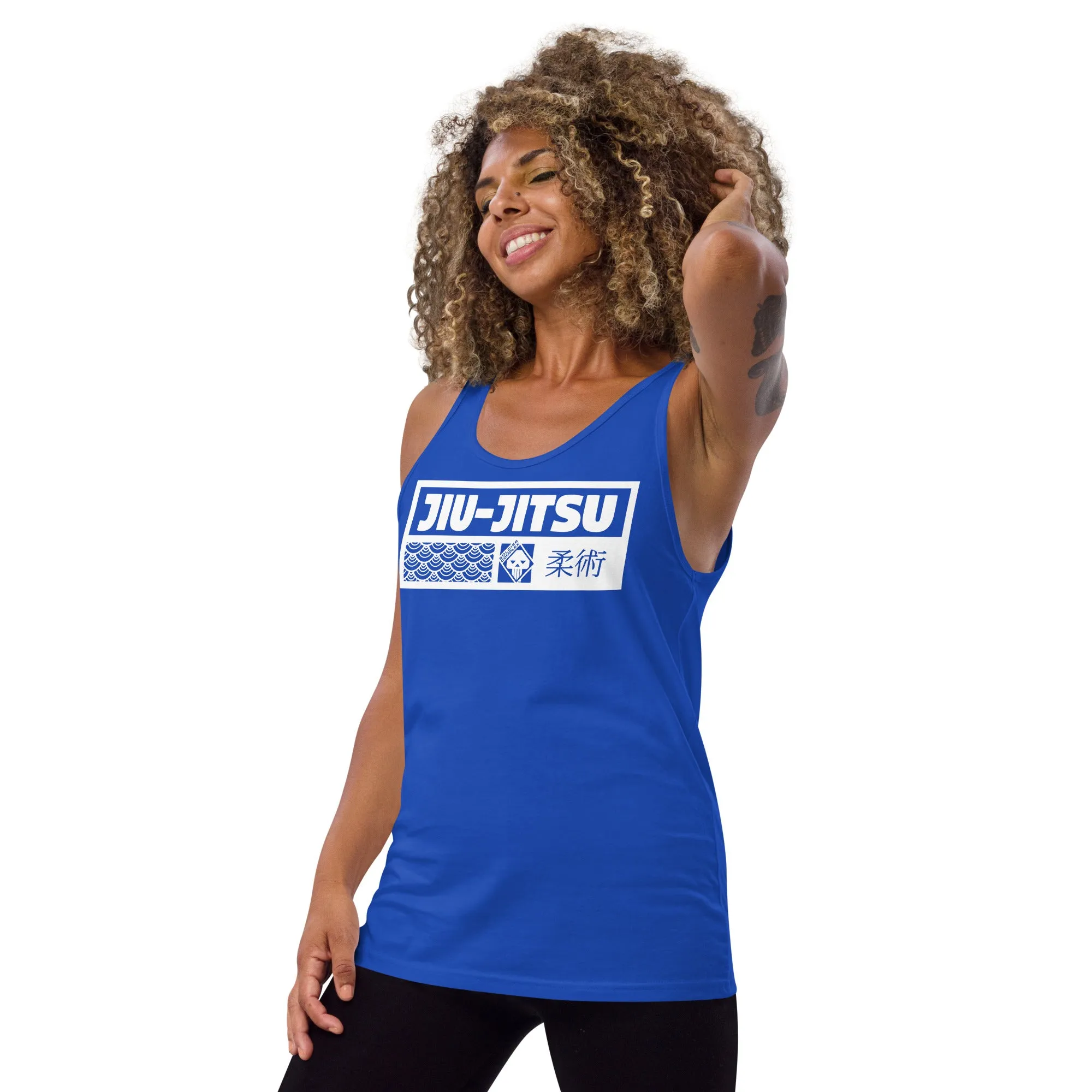 Women's Jiu-Jitsu Cotton Tank Tops - Comfortable and Breathable for High-Intensity Training - Dark 001